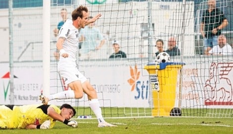 Voitsberg-Torjäger Fabian Schubert trifft auf Ex-Klub Sturm.