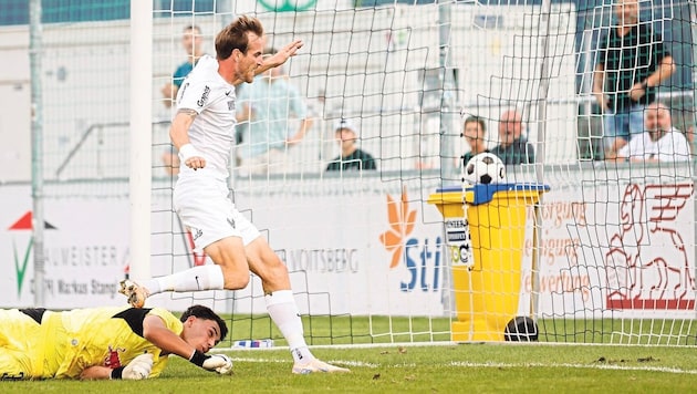 Voitsberg-Torjäger Fabian Schubert trifft auf Ex-Klub Sturm.