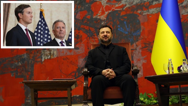 Der ukrainische Staatschef erhofft sich vom Besuch der US-Gesandten diplomatische Fortschritte.