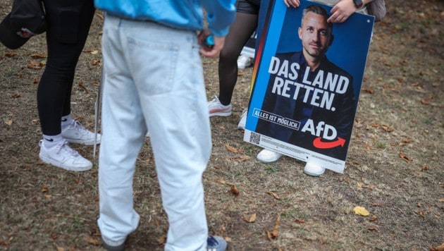 Er ist der Mann der Stunde: AfD-Spitzenkandidat Ulrich Siegmund