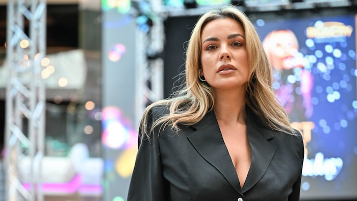 Das Topmodel Nadine Mirada genoss ihren Heimatbesuch.