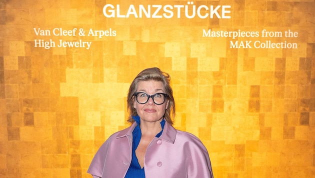 MAK-Direktorin Lilli Hollein bei der Eröffnung jener Ausstellung, die nun um ein ...