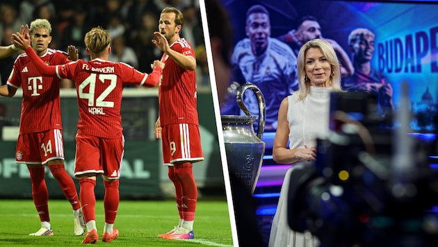 Die Bayern (li.) sind bereit für die Champions-League-Saison. Sie können live im Stadion dabei ...