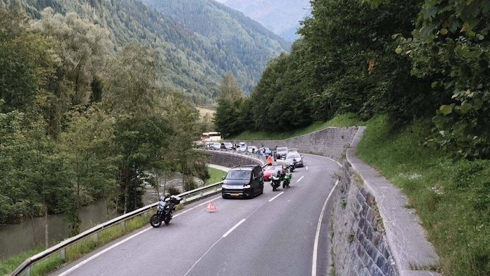Die Großglockner Landesstraße war aufgrund eines Einsatzes für rund 40 Minuten nicht zu ...