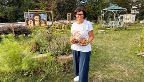 Ursula Ertl will Igel vor dem Aussterben retten.