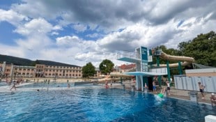 Das Strandbad in Baden feierte heuer seinen 100. Geburtstag. Es erfreut sich nach wie vor großer ...