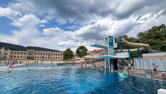 Das Strandbad in Baden feierte heuer seinen 100. Geburtstag. Es erfreut sich nach wie vor großer ...
