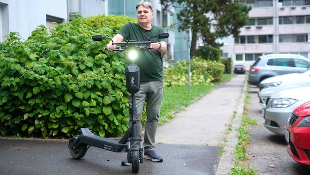 Peter Kraml soll 550 Euro zahlen, darf nicht mehr fahren.