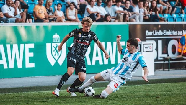 Altach (im Bild Niklas Niehoff) ließ gegen Bischofshofen überhaupt nichts anbrennen.