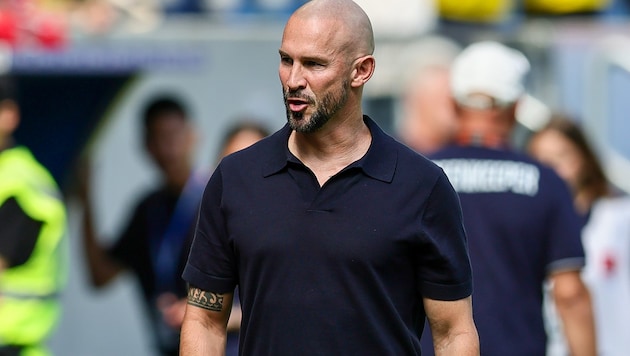 Hoffenheim coach Christian Ilzer had a bitter afternoon.