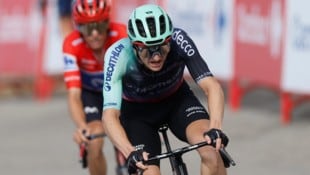 Felix Gall hat sich vor dem Vuelta-Finale noch einmal von seiner besten Seite gezeigt ...