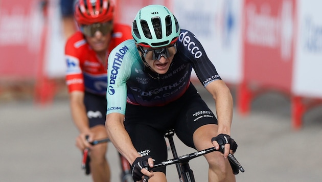 Felix Gall hat sich vor dem Vuelta-Finale noch einmal von seiner besten Seite gezeigt ...