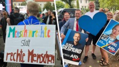 Offener, aber friedlicher Kampf links gegen rechts: Sachsen-Anhalt steht heute vor einer ...