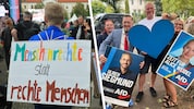 Offener, aber friedlicher Kampf links gegen rechts: Sachsen-Anhalt steht heute vor einer ...