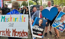 Offener, aber friedlicher Kampf links gegen rechts: Sachsen-Anhalt steht heute vor einer ...