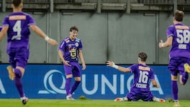 Tristan Schoppitsch jubelte kurz nach Wiederanpfiff.