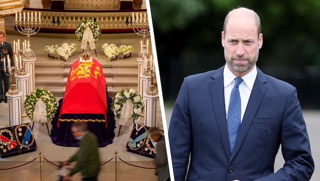 Prinz William vertritt Großbritannien beim Begräbnis von König Harald von Norwegen.
