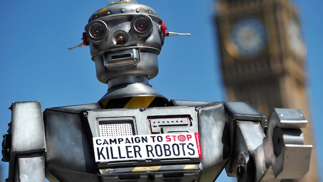 Der Einsatz von „Killer-Robotern“ wirft laut Rotem Kreuz „schwerwiegende rechtliche, ethische ...