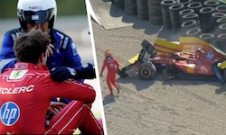 Heftiger Crash von Charles Leclerc in Monza!