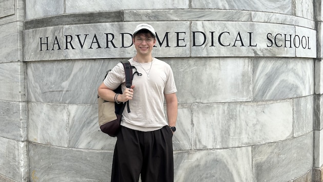 Der 27-jährige Raphael Suchomel forscht an der renommierten Harvard Medical School in den USA.