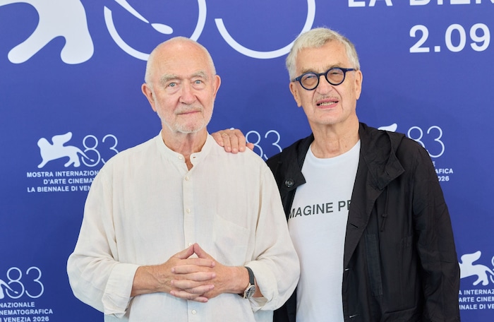 Wim Wenders mit Architekt Peter Zumthor