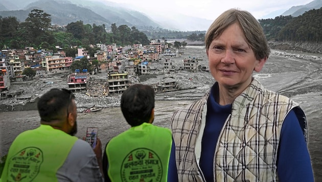 Gerda Pohl lebt in Nepal, wo nach wie vor Ausnahmezustand herrscht.