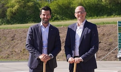 FPÖ-Verkehrslandesrat LH-Stellvertreter Udo Landbauer und Andreas Fromm, Geschäftsführer der ...