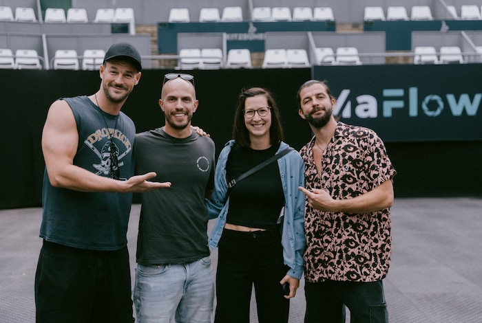 Vor dem Konzert gab’s ein „Meet & Greet“ mit Gewinnern.