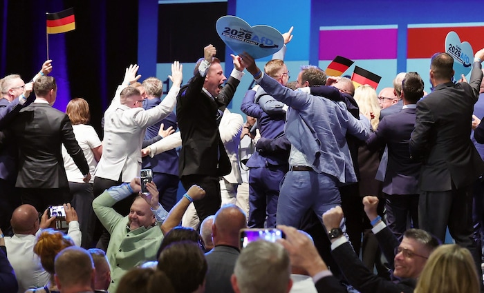 Nach dem fulminanten Wahlerfolg der AfD in Sachsen-Anhalt zieht die Rechtsaußenpartei mit 39 ...