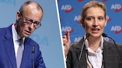 CDU-Kanzler Friedrich Merz hat schwere Tage vor sich. AfD-Chefin Alice Weidel will nun die Macht ...
