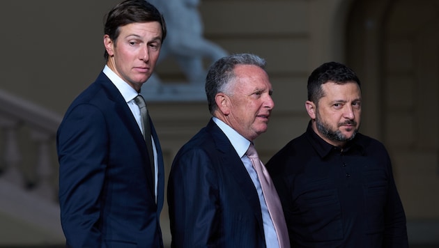Steve Witkoff und Jared Kushner waren das erste Mal seit Beginn von Trumps zweiter Amtszeit nach ...