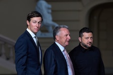 Steve Witkoff und Jared Kushner waren das erste Mal seit Beginn von Trumps zweiter Amtszeit nach ...