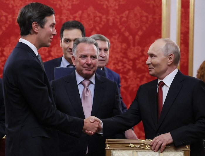 Zuvor waren Trumps Gesandte bei einem Treffen mit Putin in Moskau gewesen.