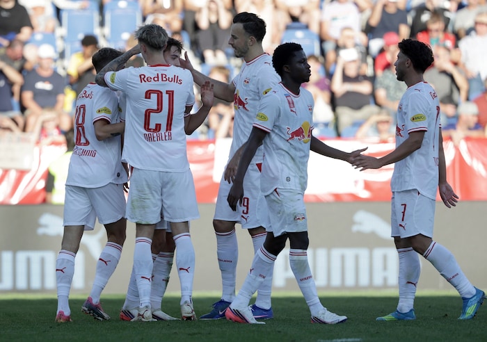 A comfortable victory for Salzburg.