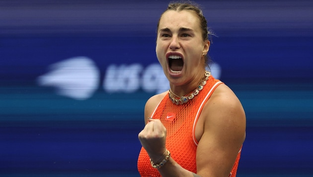 Großer Jubel bei Aryna Sabalenka