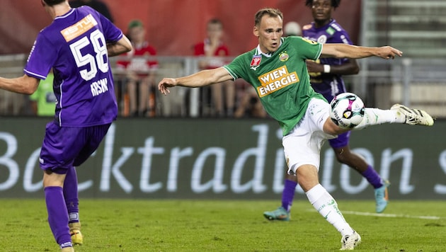 Rapids Niki Wurmbrand war in Torlaune.