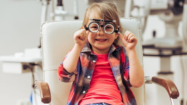 Vor dem Schuleintritt sollen die Kinderaugen überprüft werden.