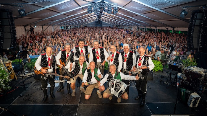 Die Kastelruther Spatzen traten am Samstag gleich zweimal auf.