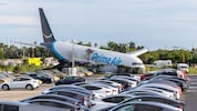 Das verunglückte Flugzeug in Miami.