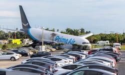 Das verunglückte Flugzeug in Miami.
