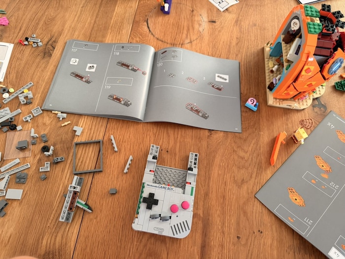 Retro-Projekt: Auch der Game Boy wurde an diesem Nachmittag nachgebaut.