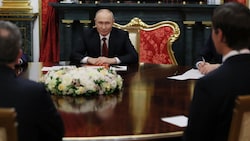 Beim Empfang Kushners und Witkoffs in Moskau hatte Präsident Wladimir Putin erklärt, Trumps ...