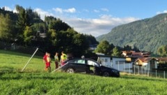 Die Fahrt endete an einem Maschendrahtzaun.