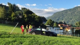 Die Fahrt endete an einem Maschendrahtzaun.