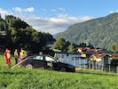 Die Fahrt endete an einem Maschendrahtzaun.