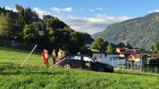 Die Fahrt endete an einem Maschendrahtzaun.