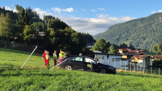 Die Fahrt endete an einem Maschendrahtzaun.