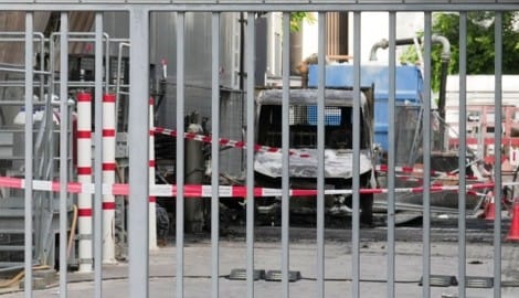 Nach dem Brand bei einem Umspannwerk in Berlin-Mitte ermittelt nun die Polizei. 