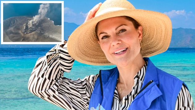 Kronprinzessin Victoria reist von Indonesien zur Beerdigung ihres Patenonkels König Harald V. ...