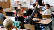In der Ganztagsvolksschule Darwingasse war die Stimmung am ersten Schultag ausgelassen